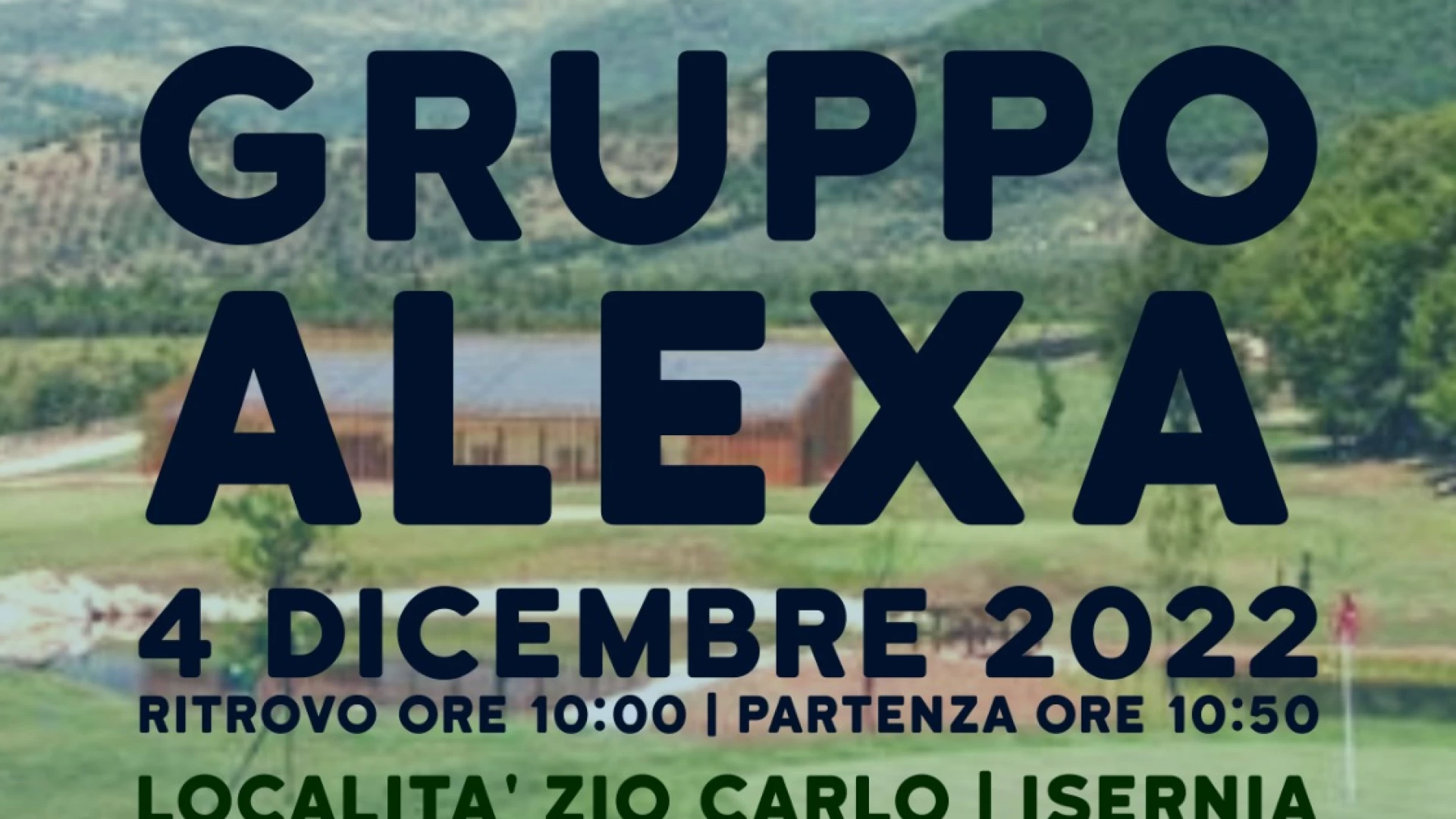 Domenica 4 dicembre in località zio Carlo a Isernia si terrà il Trofeo Gruppo Alexa di corsa campestre organizzato dalla NAI.